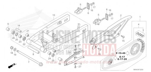 BRAS OSCILLANT NC750XDP de 2023